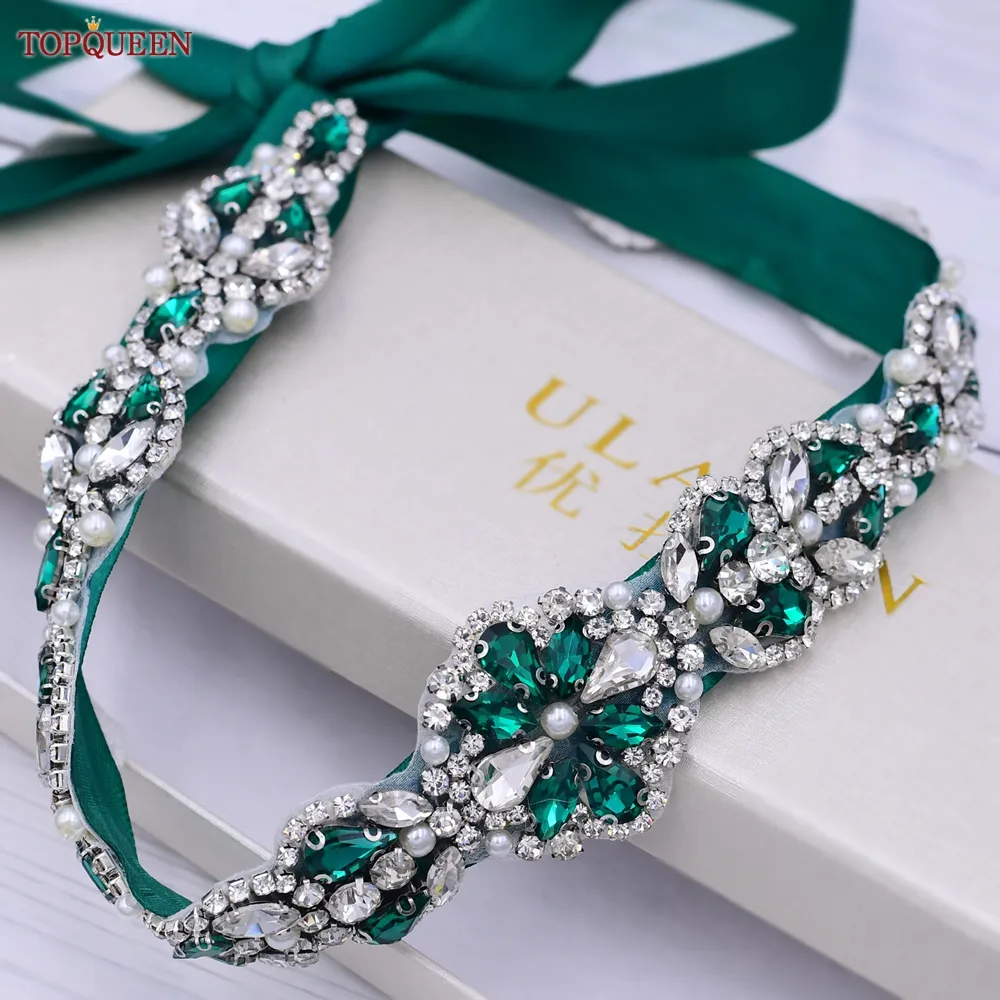 green emerald velvet dress Wedding Dress Belt Green Emerald Jewel Gown Thin Woman Party Sash Satin  Ribbon Fashion Bride Accesories Applique Sash (Color : Black Ribbon) at  Amazon Women's Clothing store