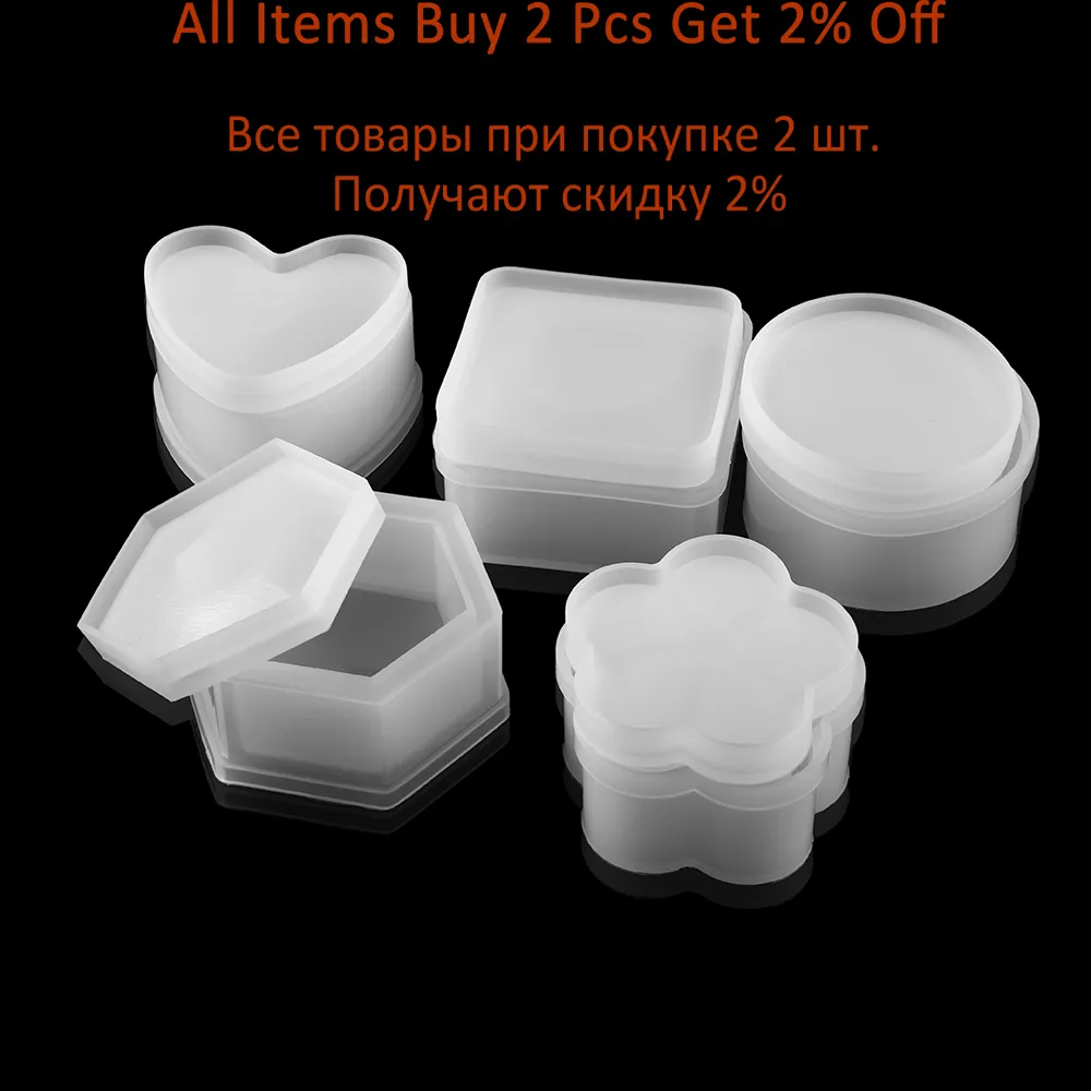 Three Size Heart Silicone Mold Set - Frosted Grid Design For Resin, Candles & Soap Making