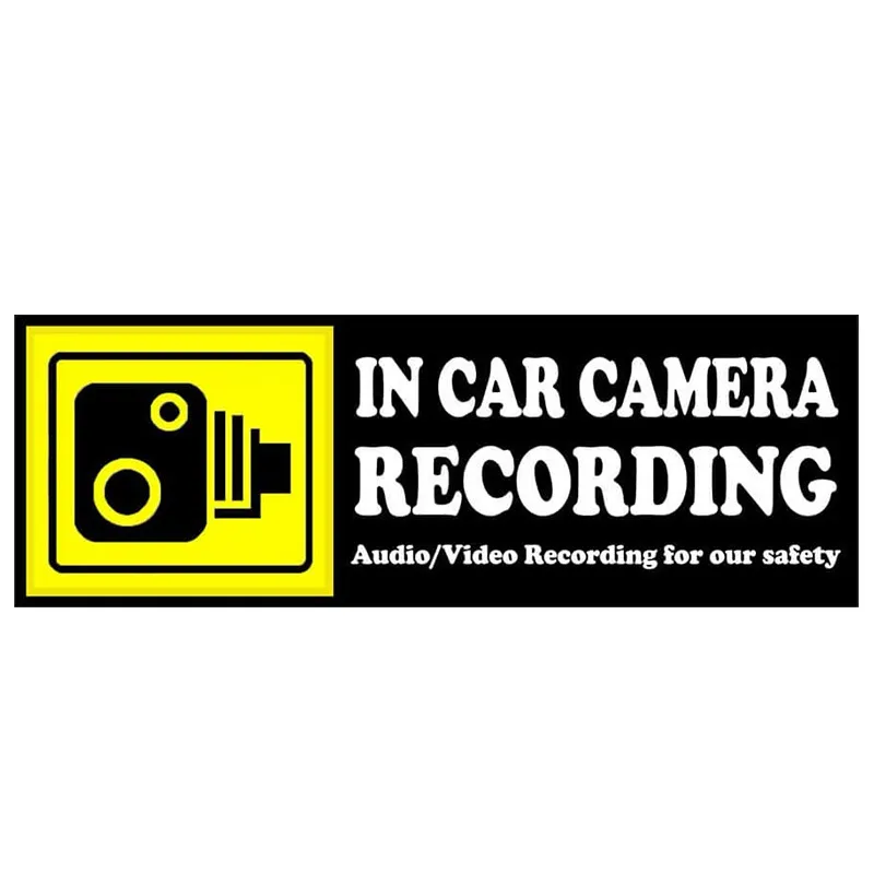 Camera Recording Sticker Father's Day Gift KEANBOLL 8 Pieces Car Camera Recording Stickers - 9x3 ...