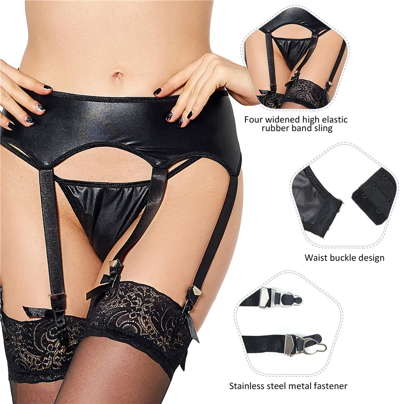 Punk Plus Size Faux Leather Garter Belts Double... From Ddmyday, $26.86 |  DHgate.Com