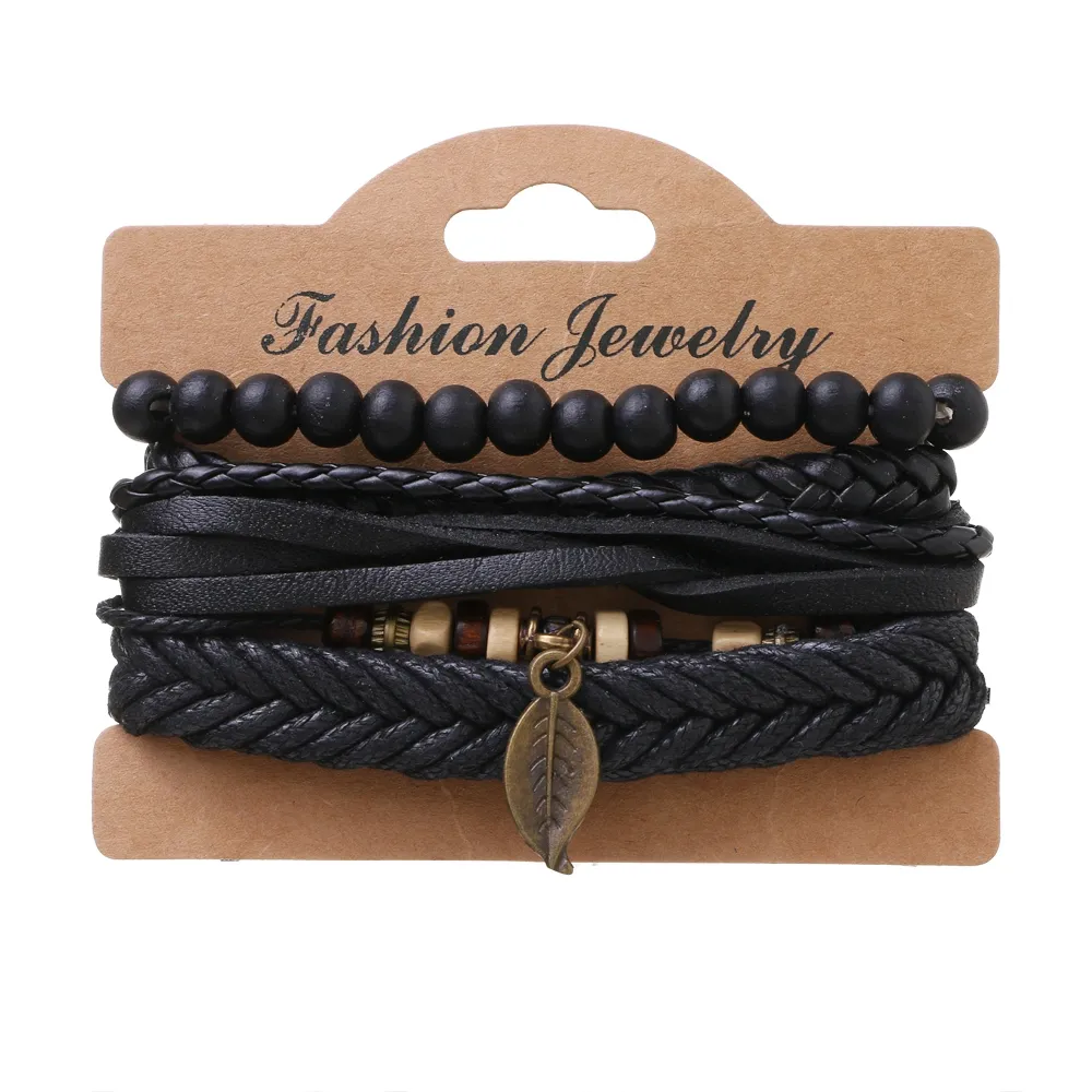 ●DOFFJASON● Kingk Rope Leather Bracelet MOSS DJ24SSEBR007G MUSINSA | DOFFJASON Kink rope leather bracelet BLACK