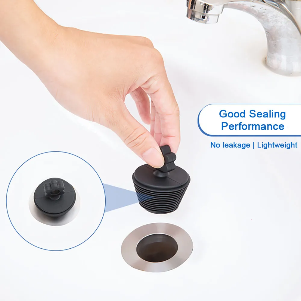 5-Pack Silicone Tub Stopper Set – Funny "Help" Hand Design, Universal Fit For Bathtub, Sink & Shower – Non-Slip Leak-Proof