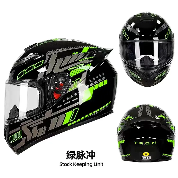 Full face street bike helmets sales