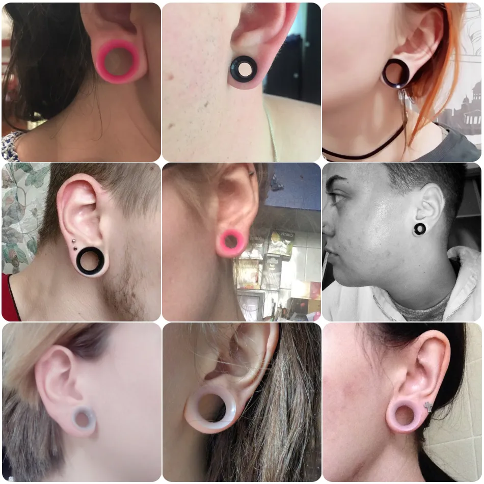 Silicone Heart Silicone Ear Protectors 4mm 16mm Lengths For Body Jewelry Piercing Stretch Marks Expanders From Ddmymaster 8.05 DHgate.Com