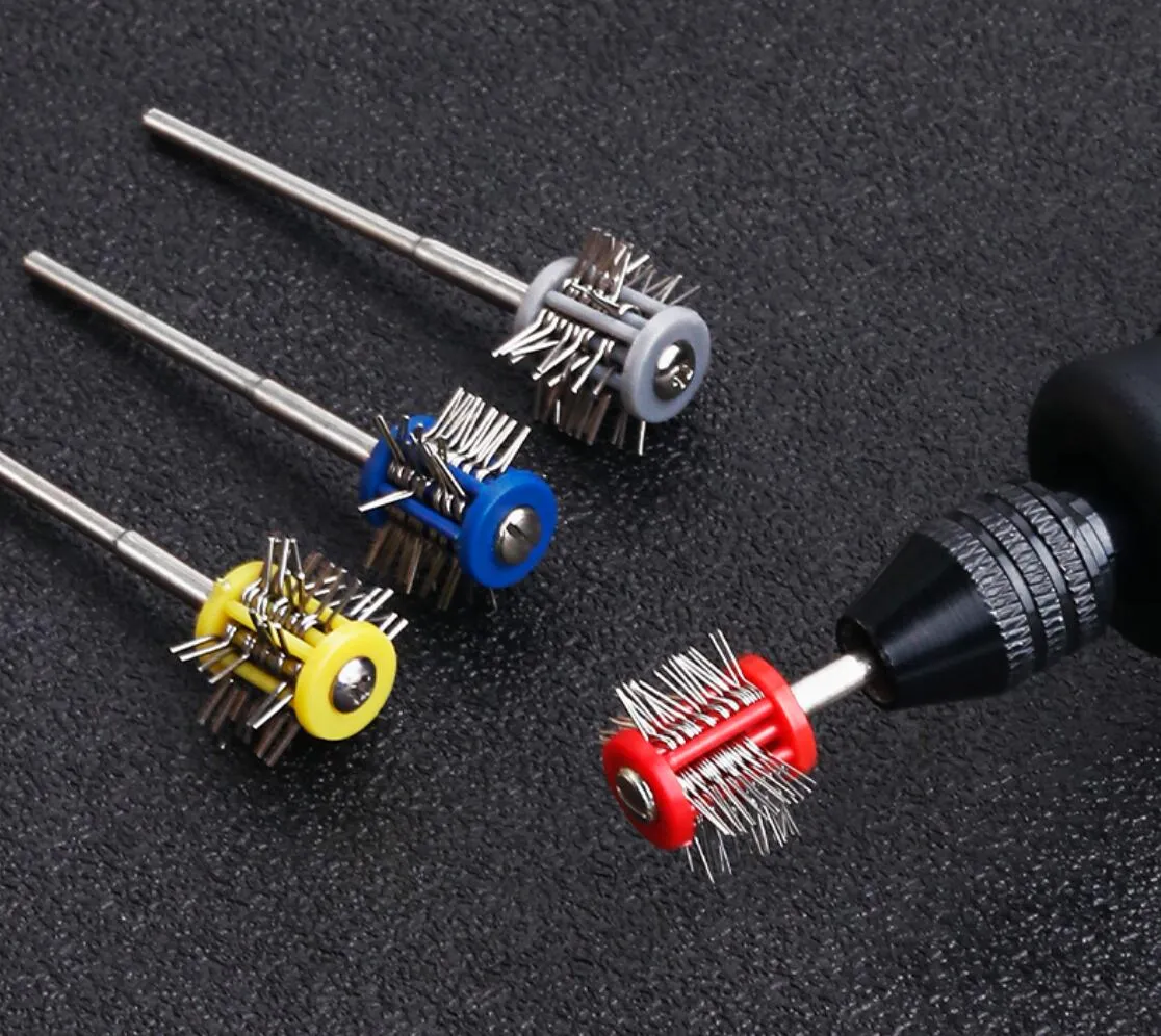 Set of Multi-Purpose Metal Jewelry Wire Brushes for Cleaning - Main Image