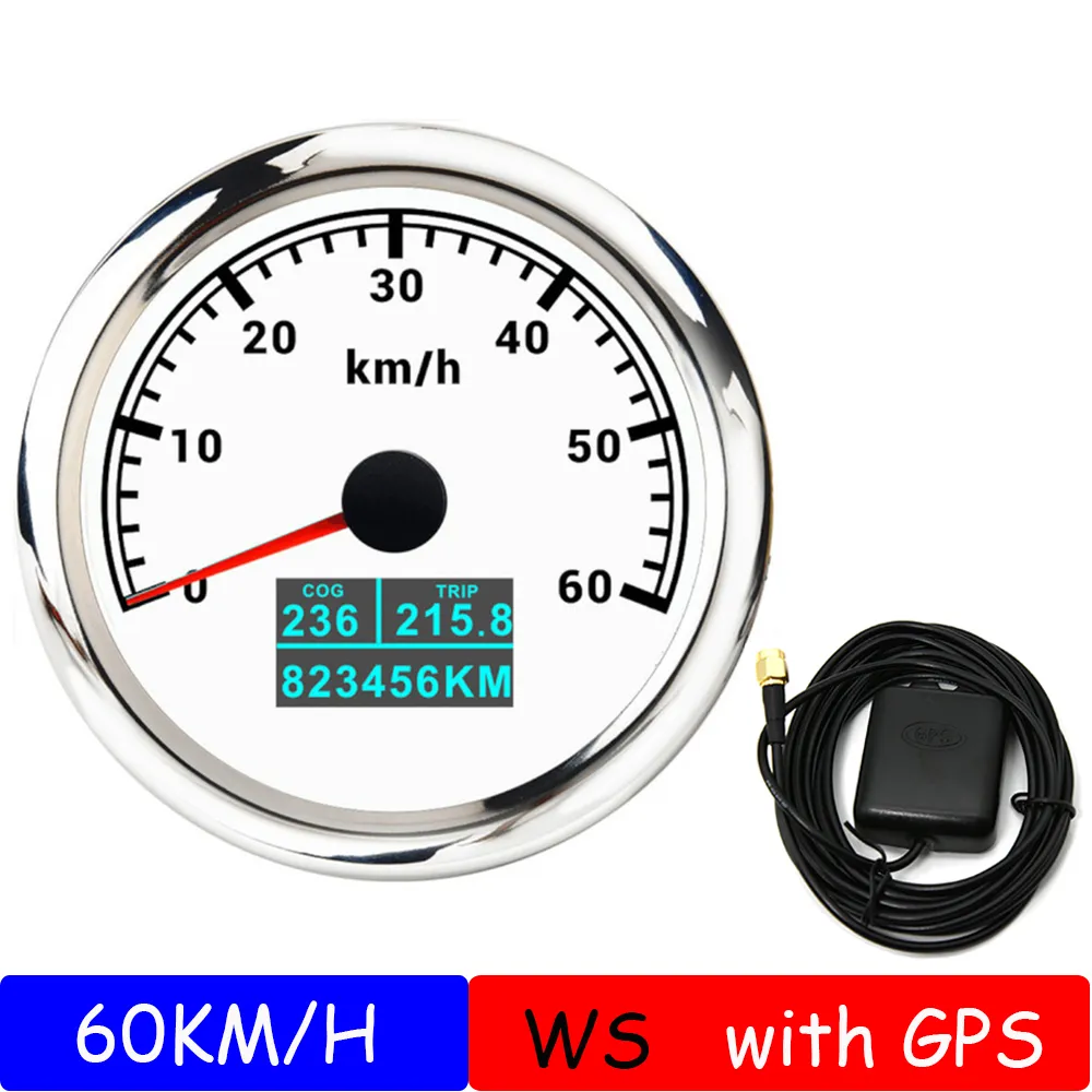 DHgate.com:Upgraded 85mm 3-in-1 GPS Speedometer w/ COG, Distance ...
