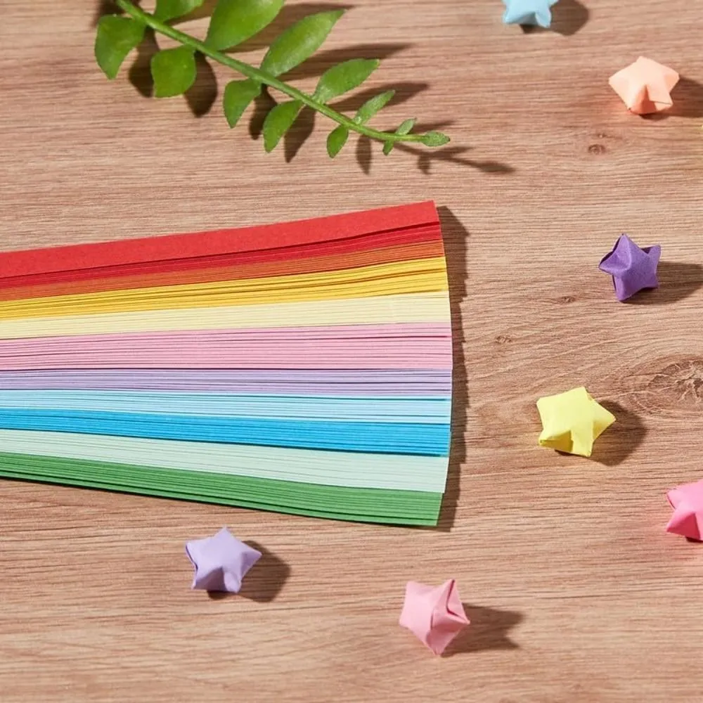 360 Strisce Di Carta Per Origami Stars – 18 Colori Bling Lucidi, Formato 1×25 Cm Per Stelle Della Fortuna E Decorazioni Fai-da-te