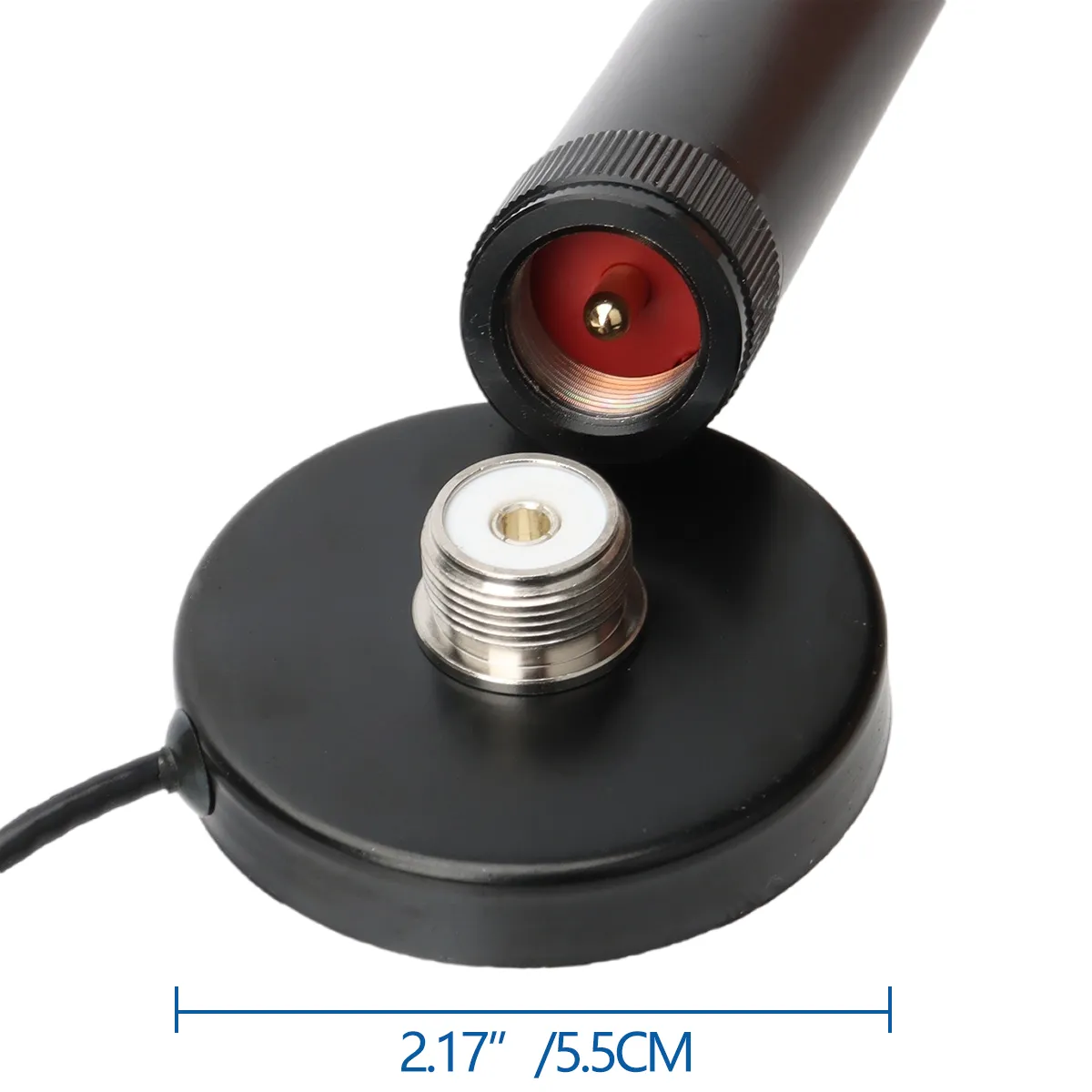 Vehicle/car Mobile Radio 9cm Antenna Magnetic Base Mount 5M Cable VHF Uhf Dual Band And Bnc To Sma Connector Adapter P9025