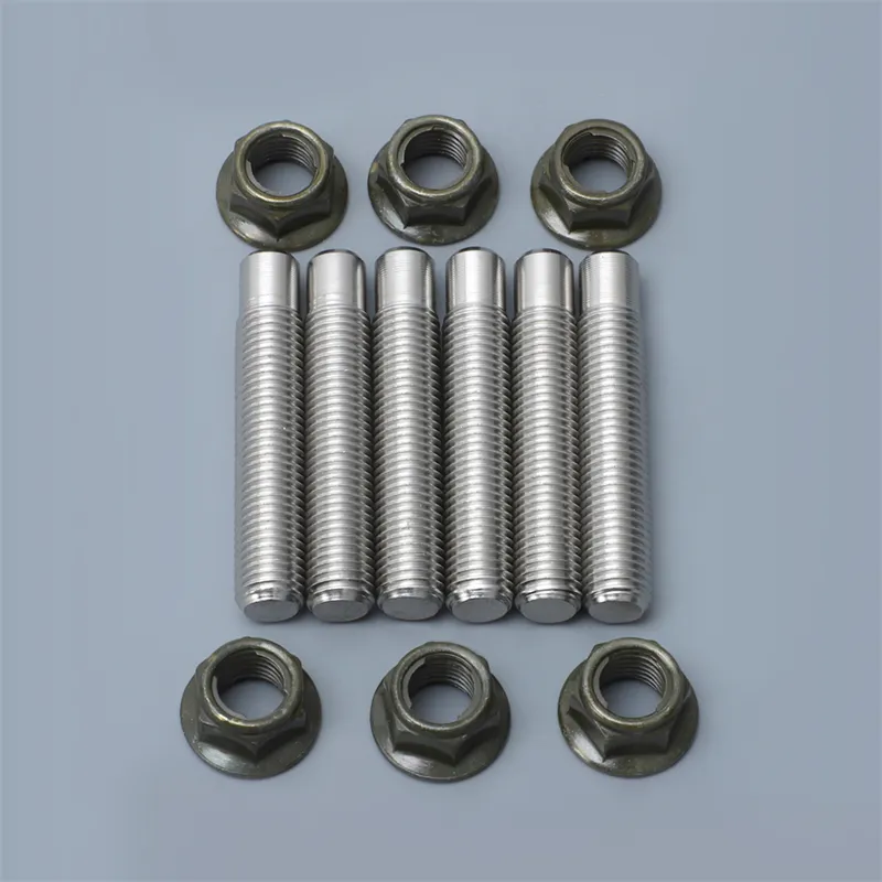 thumbnail image 2 of Blox Racing M8 X 1.25mm 45mm Stainless Steel Exhaust Manifold Stud Kit - Set Of 9 - BXFL-00307-9 2 of 6