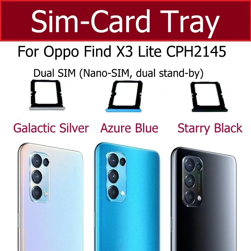 Vassoio SIM Originale Per Realme X3 Super Zoom – Ricambio Con Pin Di Rimozione, Blu