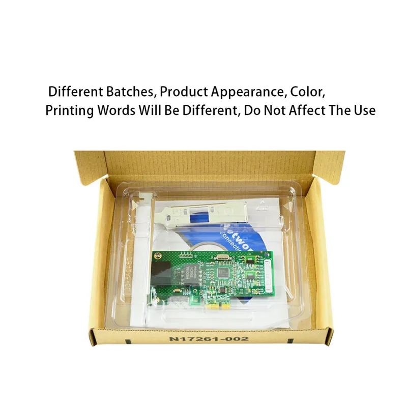 9301CT Pciex1 Gigabit Single Electrical Port Server Network Card 82574L Chip Wired Computer Network Card