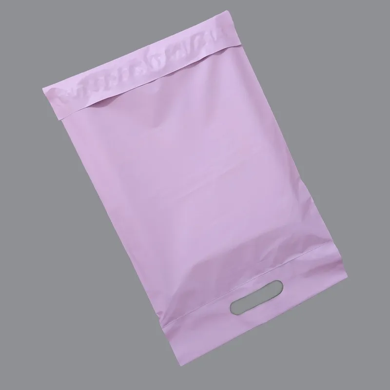100 Pcs Pink Thank You Poly Mailers - Self-Sealing Waterproof Shipping Bags For Clothing Stores