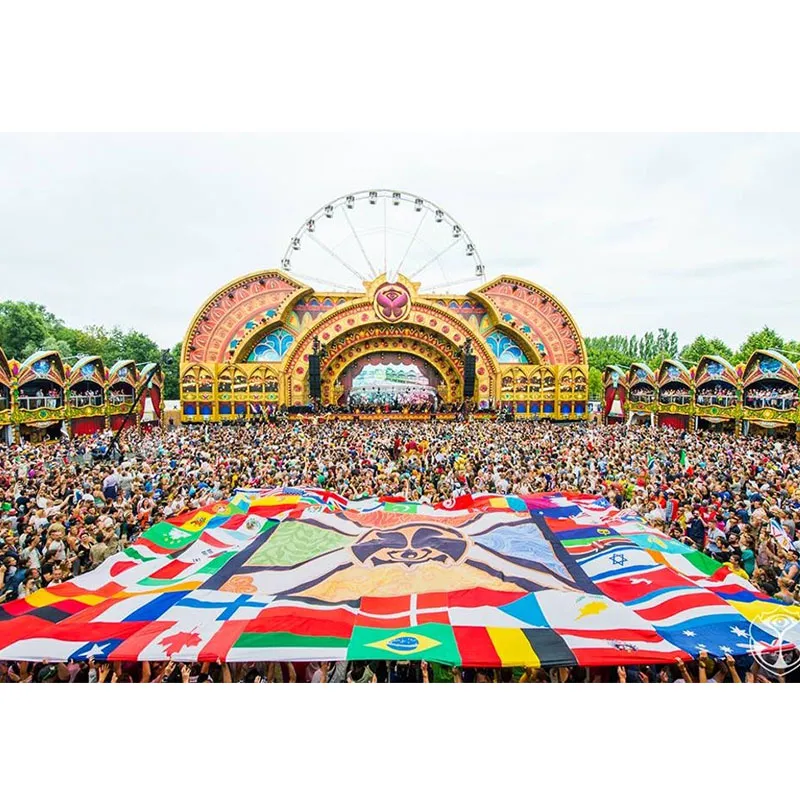 Custom Flags 3x5 FT Tomorrowland Flag 90x150 CM 100D