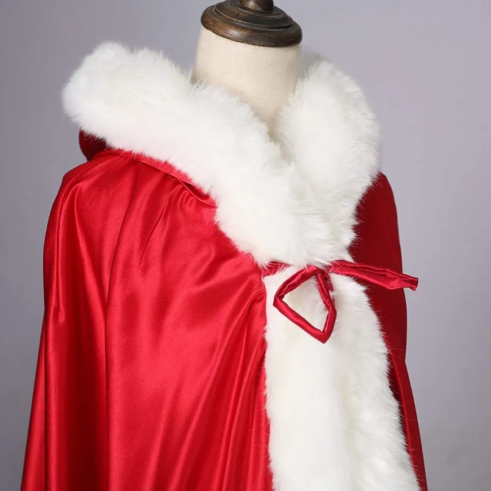 Faux Fur Wedding Wrap Red Bridal Cape Hooded Long Cloak Winter Wedding  Cover Up For Bride Party From Homepro15, $211.53 | DHgate.Com, image size:1000x1000