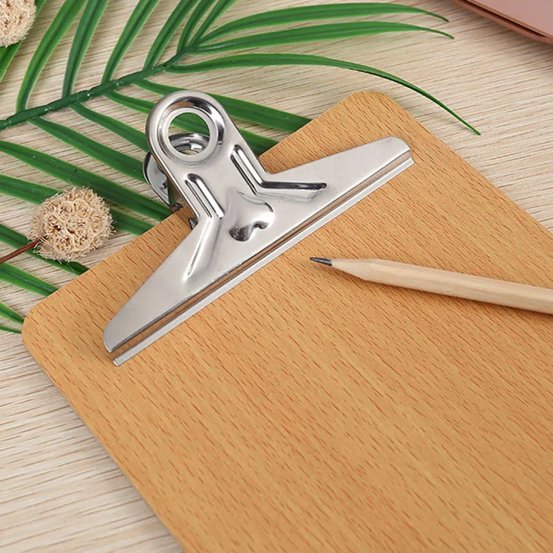 Pack Of 10 Wooden Clipboard A5 Dark Brown Clipboard Writing Board