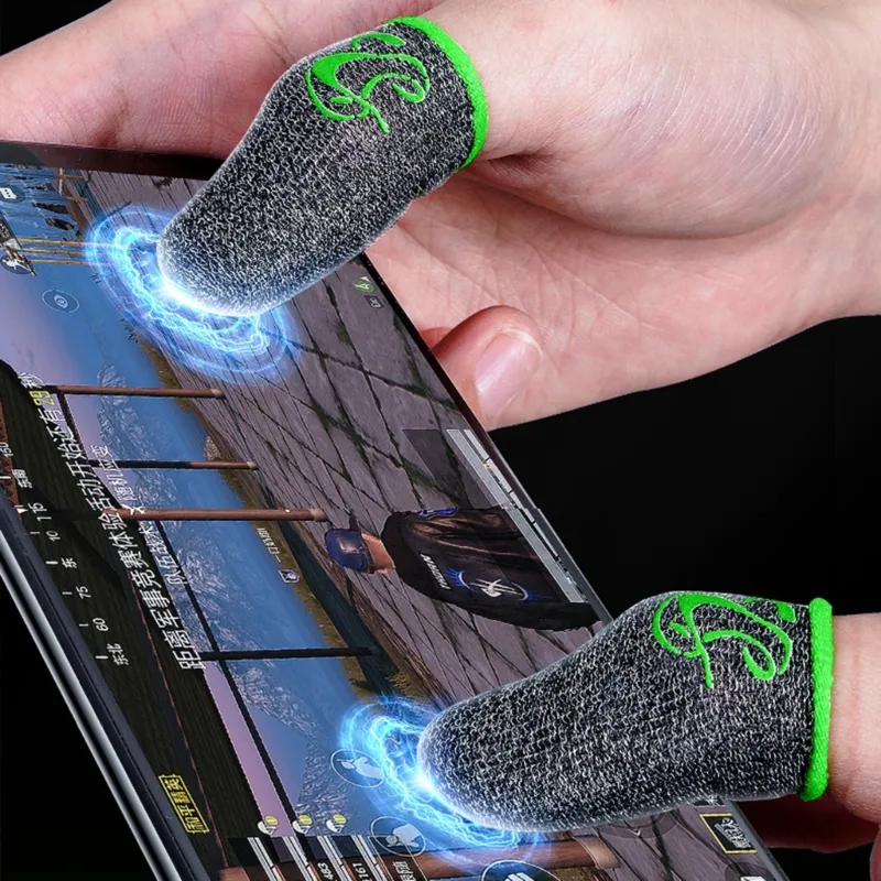 Breathable Portable Gaming Finger Sleeves For Mobile Games With Anti-slip Sweatproof Finger Armor From Golf Jackets - Price 1.85