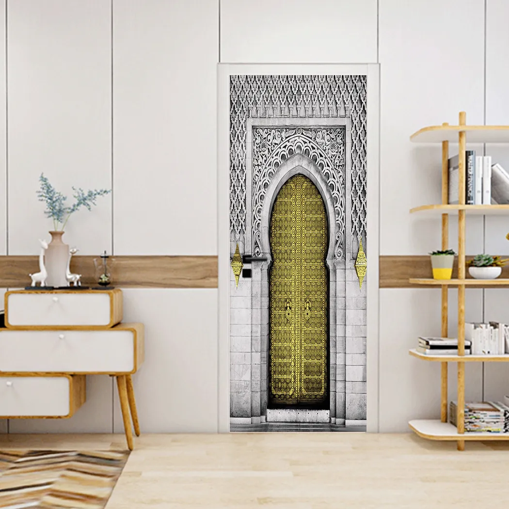 Portes De Porte 3d Murales Peigner Coller Great Mosquée De