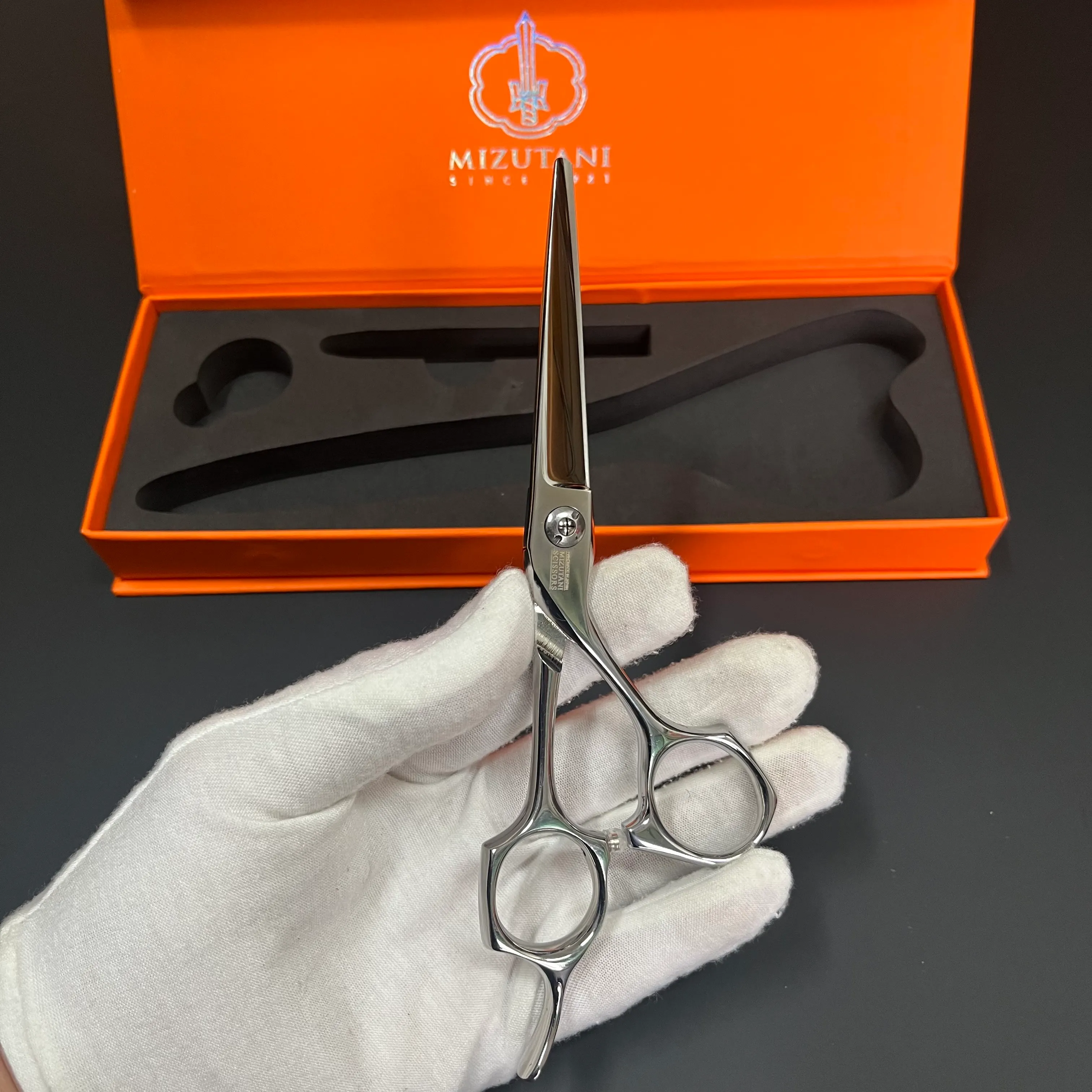 Japan Mizutani Professional Barber Scissors Set Big From
