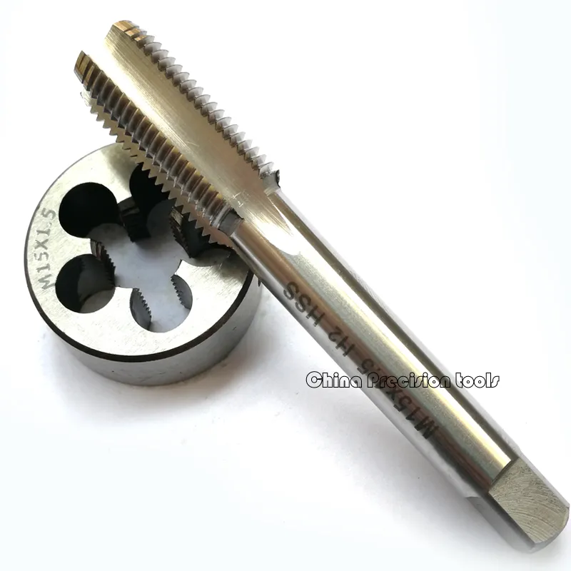 M15 X 1.5 Metric Round Die – Right Hand Machine Thread Die, Alloy Tool Steel, 38mm OD, For Thread Repair & External Threading On Steel, Iron, Aluminum, Copper