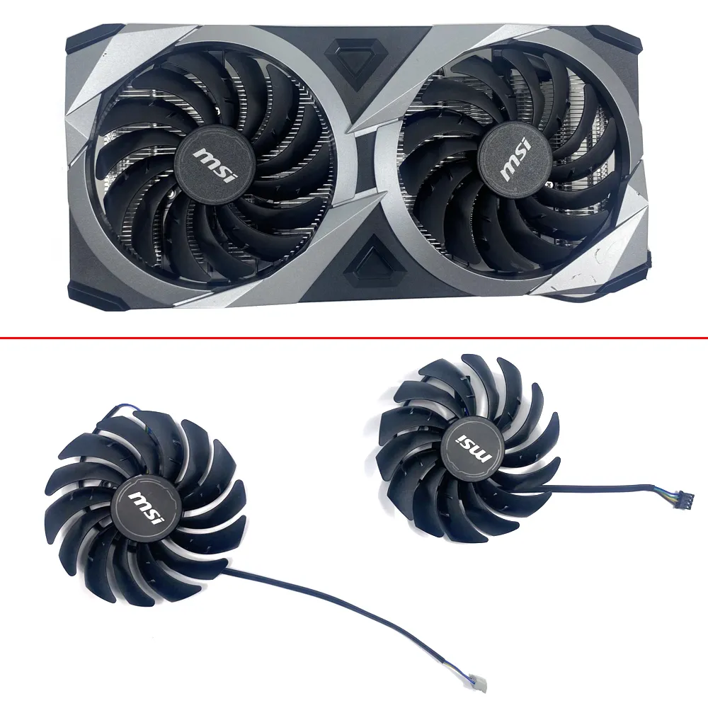 New 90MM FDC10H12S9-C GTX 1660 Super RTX2060 Cooling Fan For ASUS RTX 2060 2070 DUAL MINI OC Video Card Cooler Fan - 7