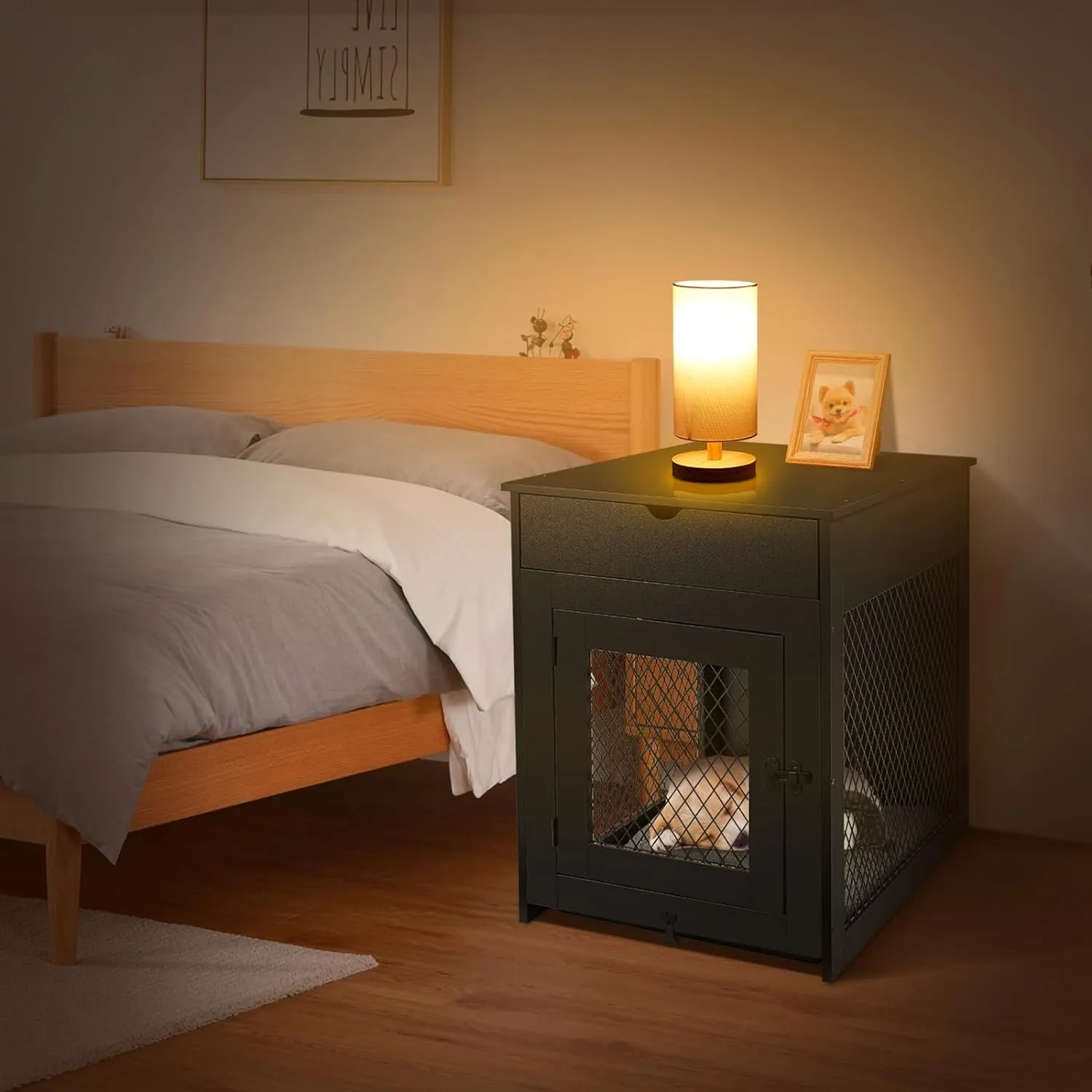 Wholesale Dog Crate Furniture Table End Table, Wooden Dog Cage