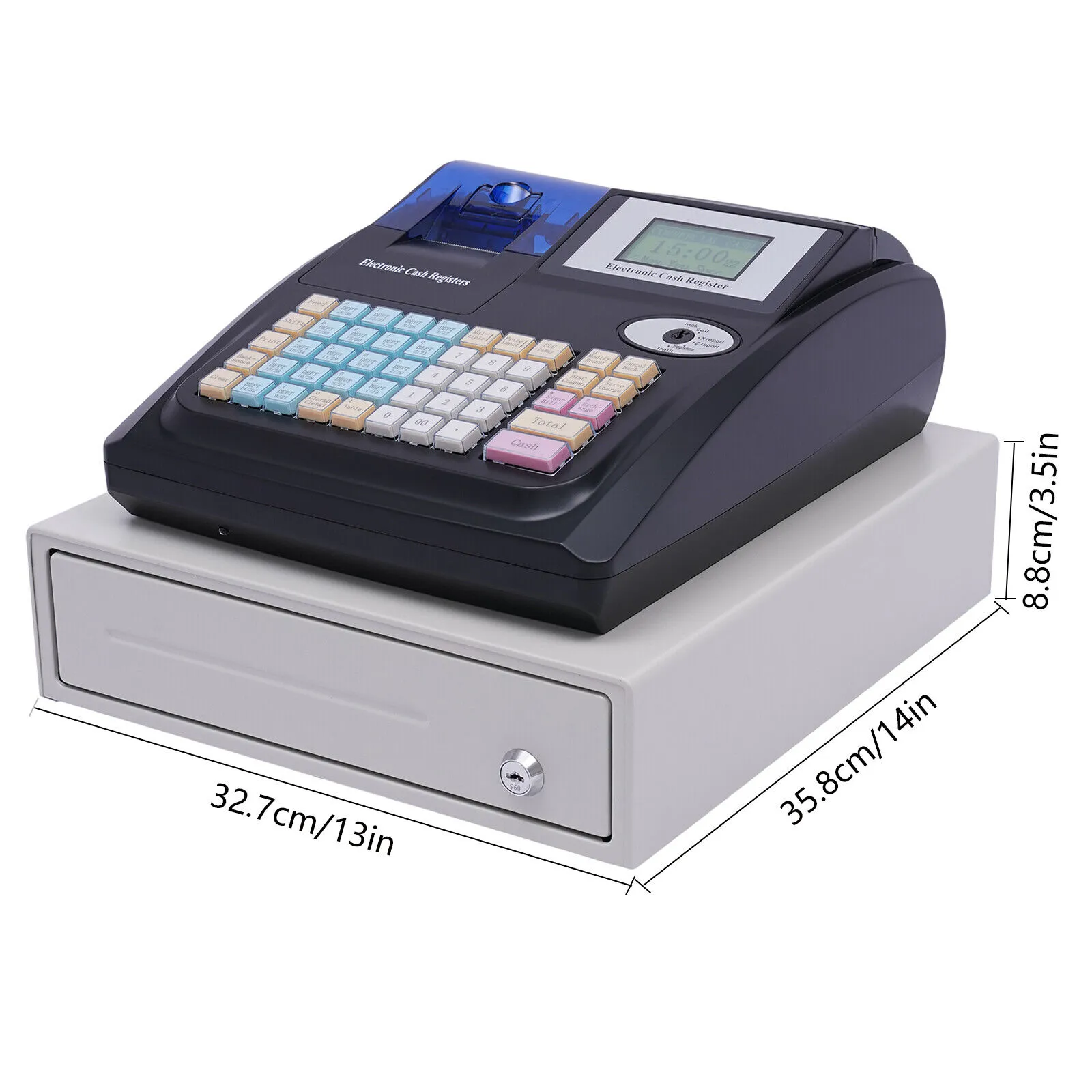 48 Keys LED Cash Register Pos Syste Superarket Bar Retail Shop