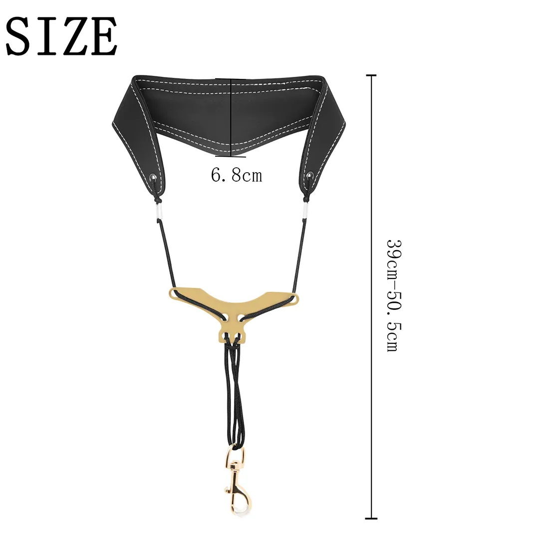 Shoulder String Instruments Adjustable sax shoulder strap for Alto, Tenor,...