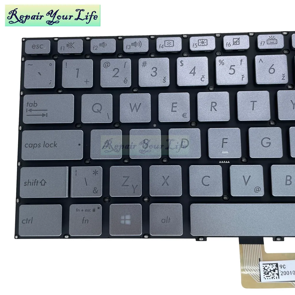 ASUS Zenbook Flip UX462 Series Replacement AZERTY Keyboard, with
