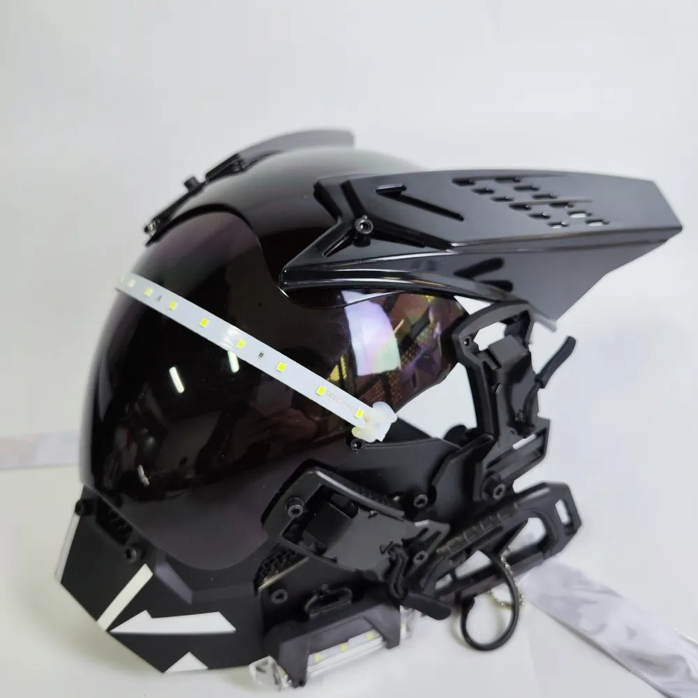 サイバーパンクマスク、LEDコスプレヘルメット：クールな技術