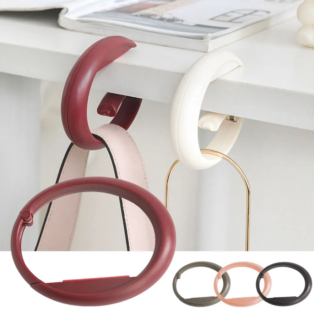 KAGAYD 2024 Upgrade Foldable Purse Hooks For Table Purse Hanger For Table Portable Table Bag Holder Strength Alloy Materials Duty Purse Hook