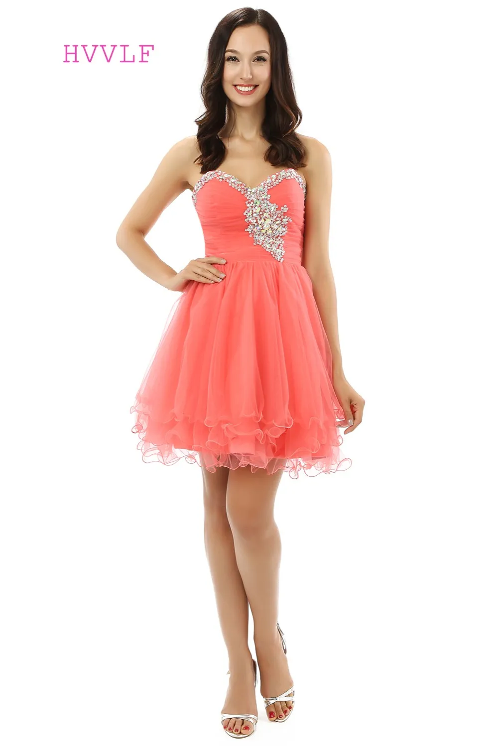 homecoming dresses coral Coral Prom Dresses,Sweetheart Prom Dress,Prom Dress with Slit,Long Homecoming Dress,PD00289, US18W / Coral main image 0
