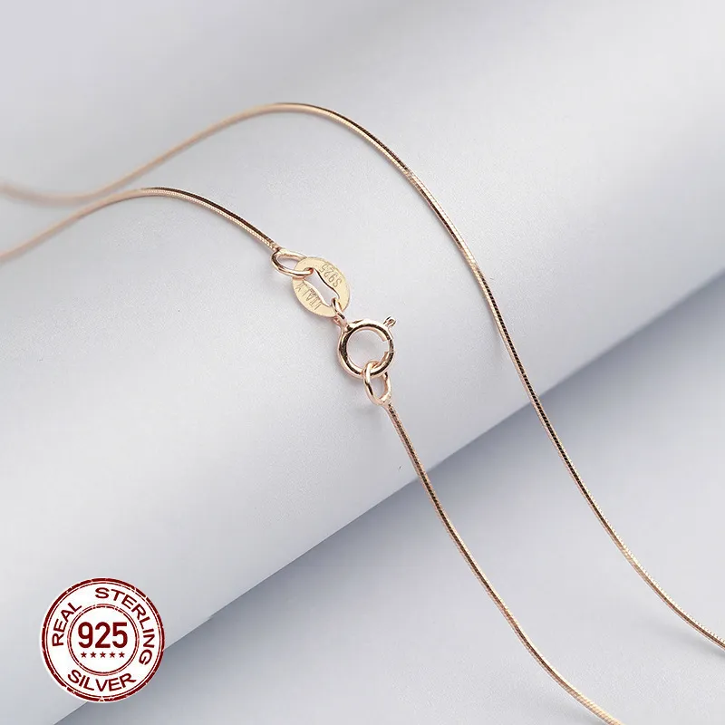 SNAKE CHAIN NECKLACE THIN GOLD 70 CM SNAKE CHAIN NECKLACE THIN GOLD 70 CM