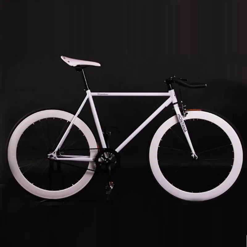 Brand 700c Fixie Bikes Steel Frame Single Speed City Bicycles 48/52 ...