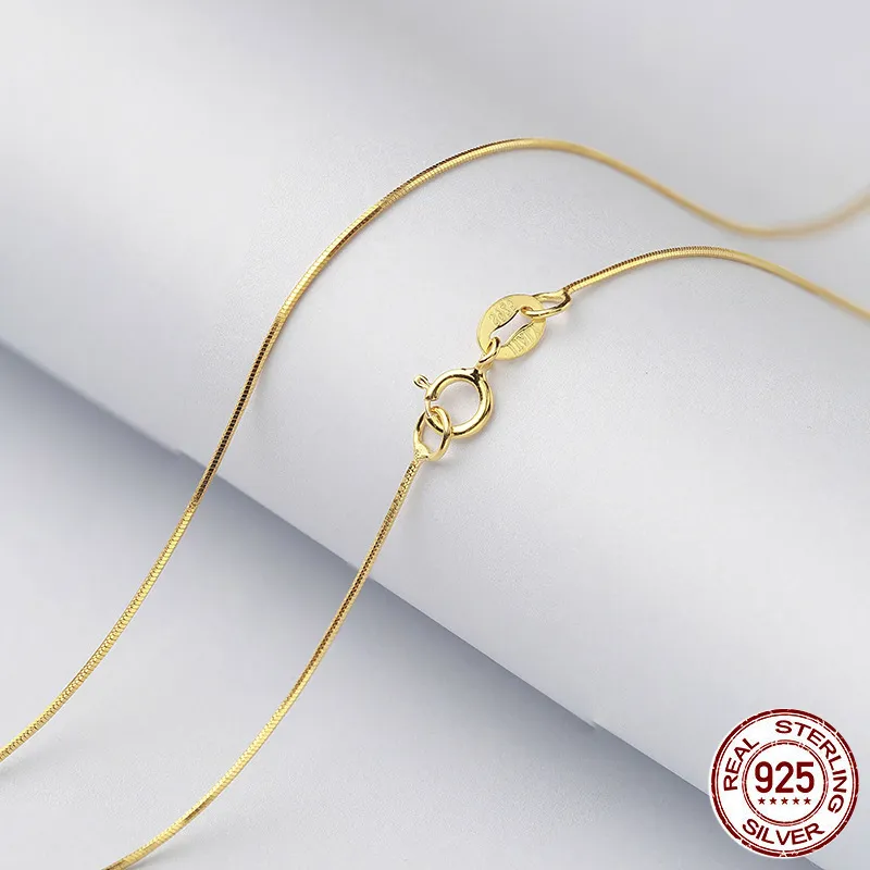 SNAKE CHAIN NECKLACE THIN SILVER 70 CM SNAKE CHAIN NECKLACE THIN SILVER 70 CM