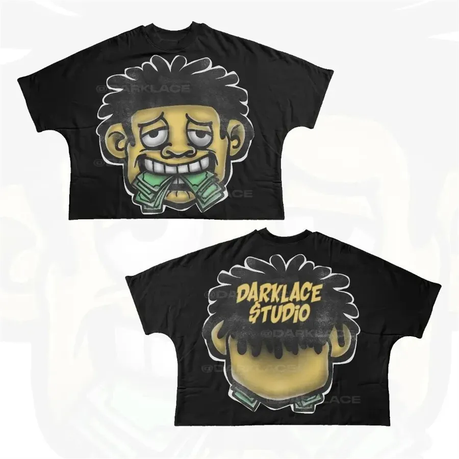 Camisetas masculinas de grife Y2k Haruku Oversized de alta qualidade Vintage Graphic Shirt Streetwear Top Goth Women Clothes Size_voghion.com