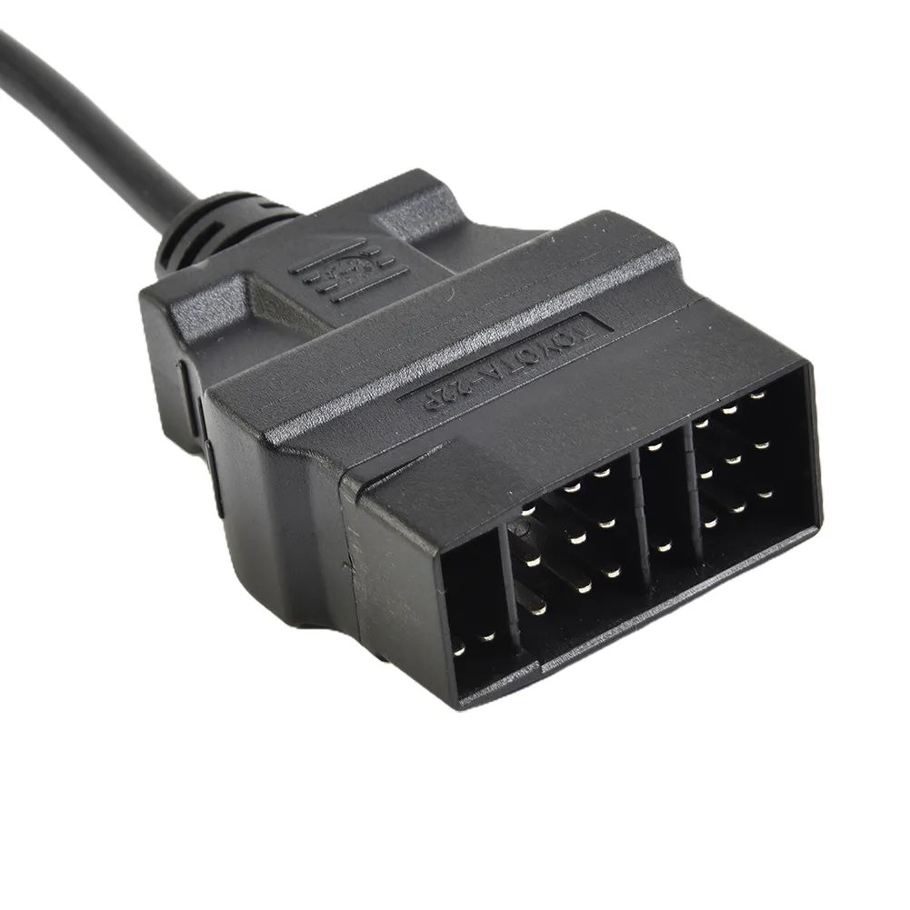 OBD1 To OBD2 GM Adapter Cable - 12-Pin To 16-Pin Scanner Connector For Diagnostic Tools