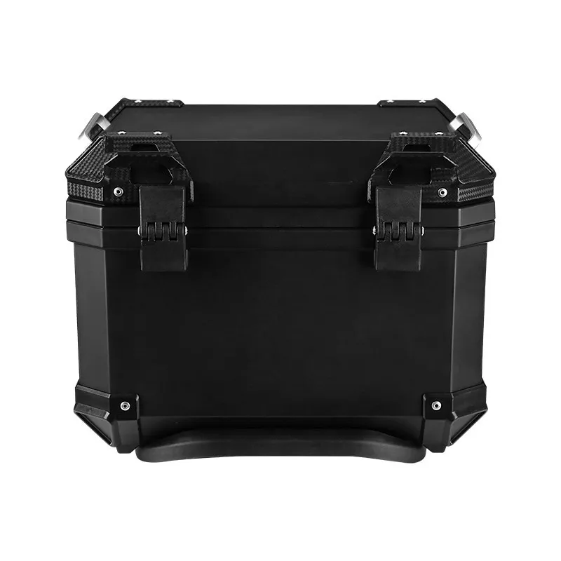 A-PRO Universal 29L Motorcycle Top Case – Quick Release Scooter Luggage Box With Reflectors (Black)
