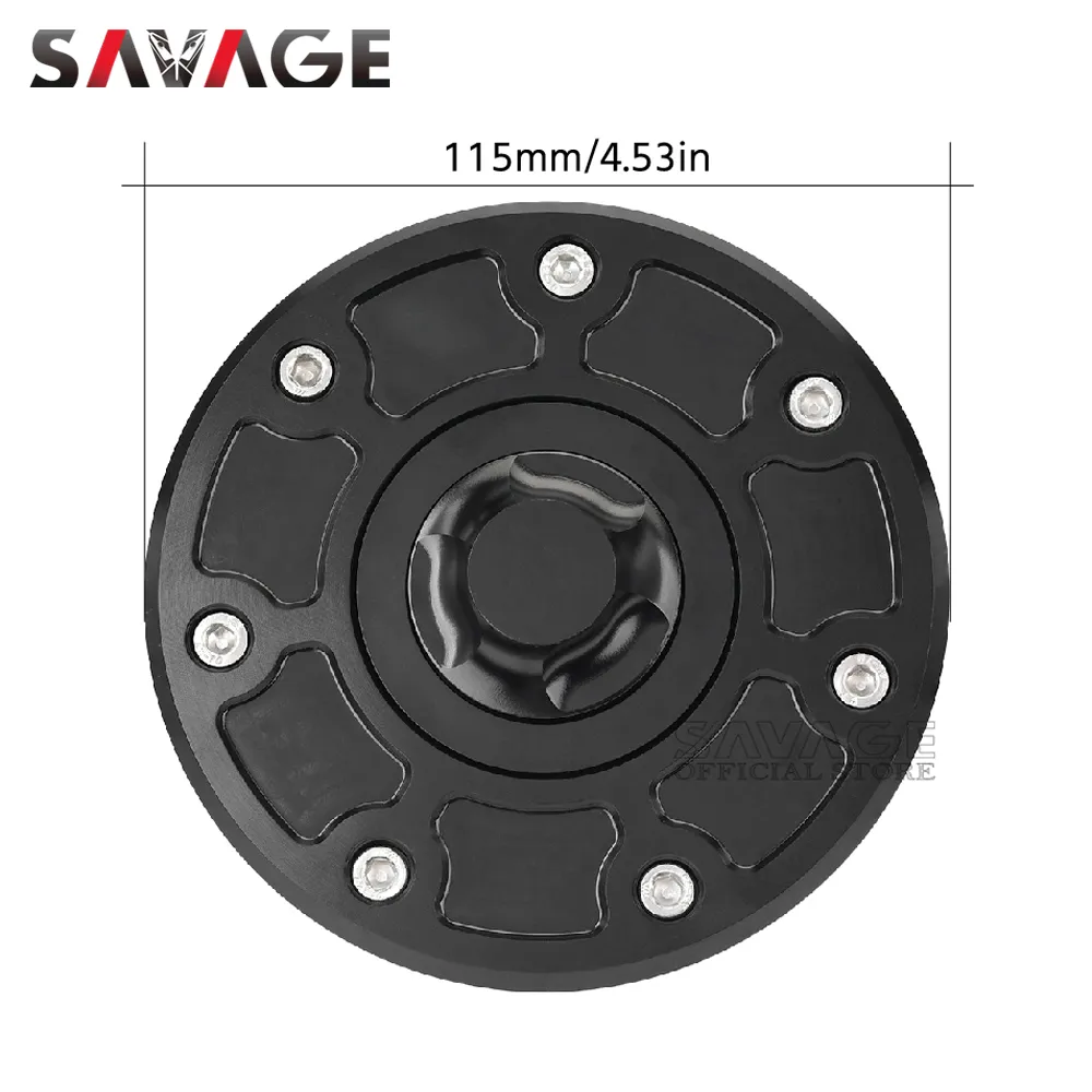 Universal Black Motorcycle Fuel Tank Cap for Kawasaki Ninja