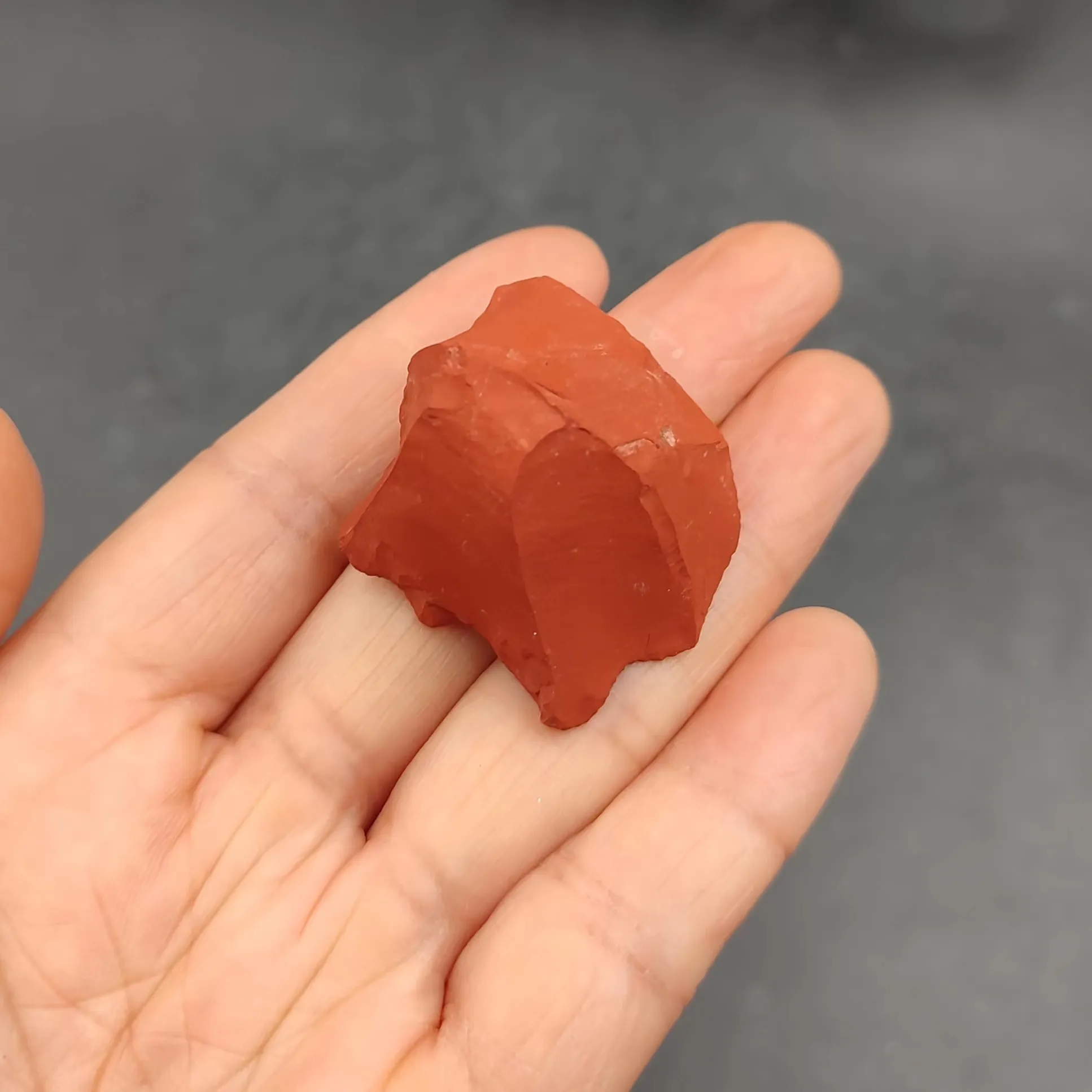 Natural Red Jasper Stone: Irregular Raw Crystal For Reiki Healing
