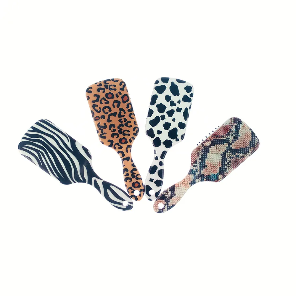 Leopard Comb Comb Leopard Print High-Temperature Resistant ABS Durable Material ...
