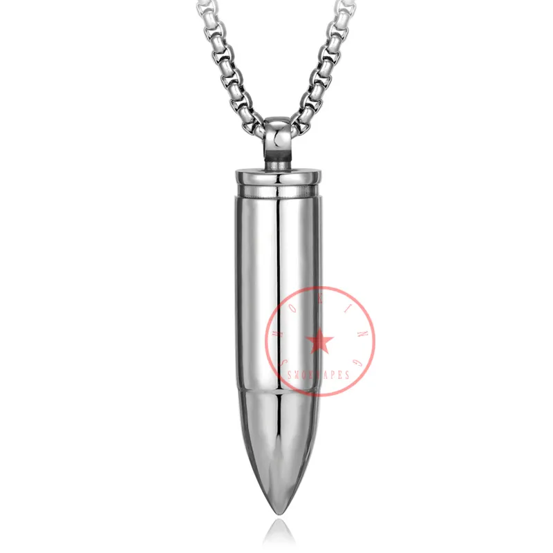 cigarette case necklace Stainless Steel Smoking Bullet Necklace Pendant Portable Herb Tobacco  Cigarette Holder Stash Case With Airtight Pill Storage Bottle Snuff  Container From Smokvapes, $2.05