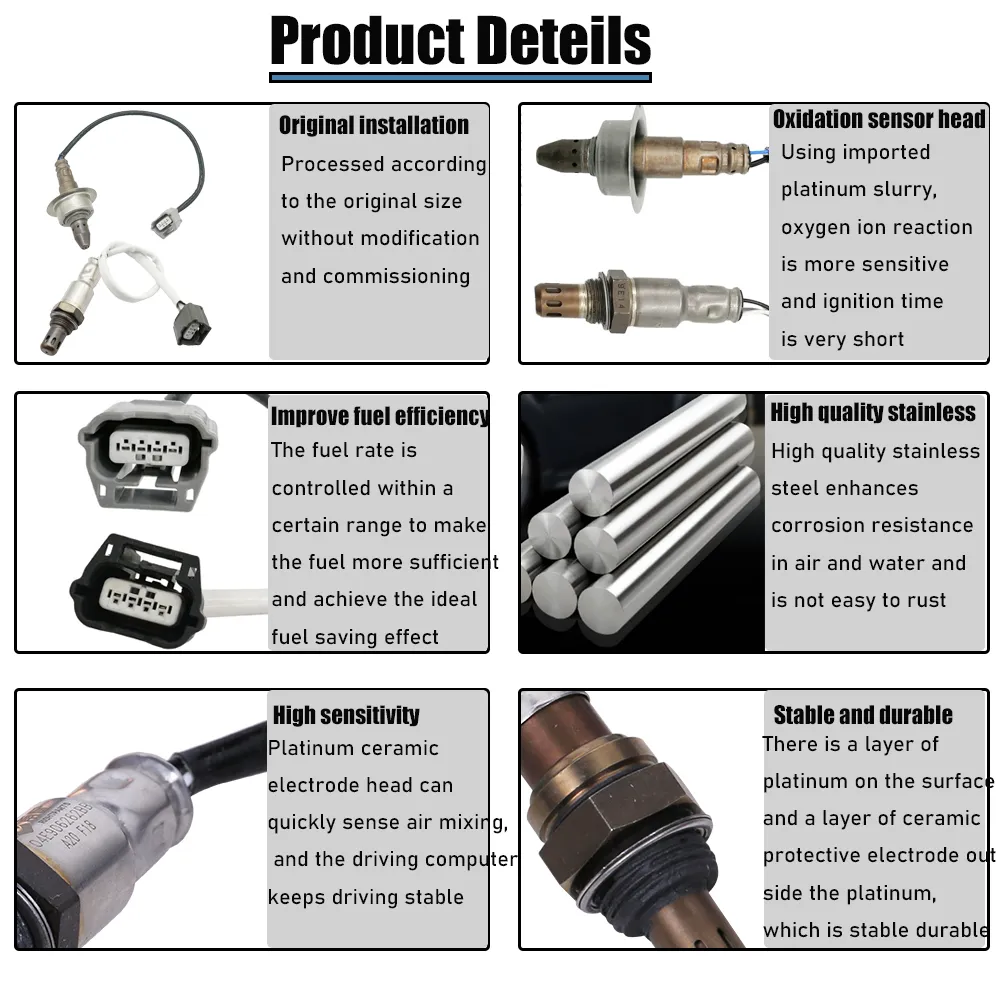 Upgraded Oxygen Sensor: 22693-1KC0A 226A0-1KC0A for Nissan