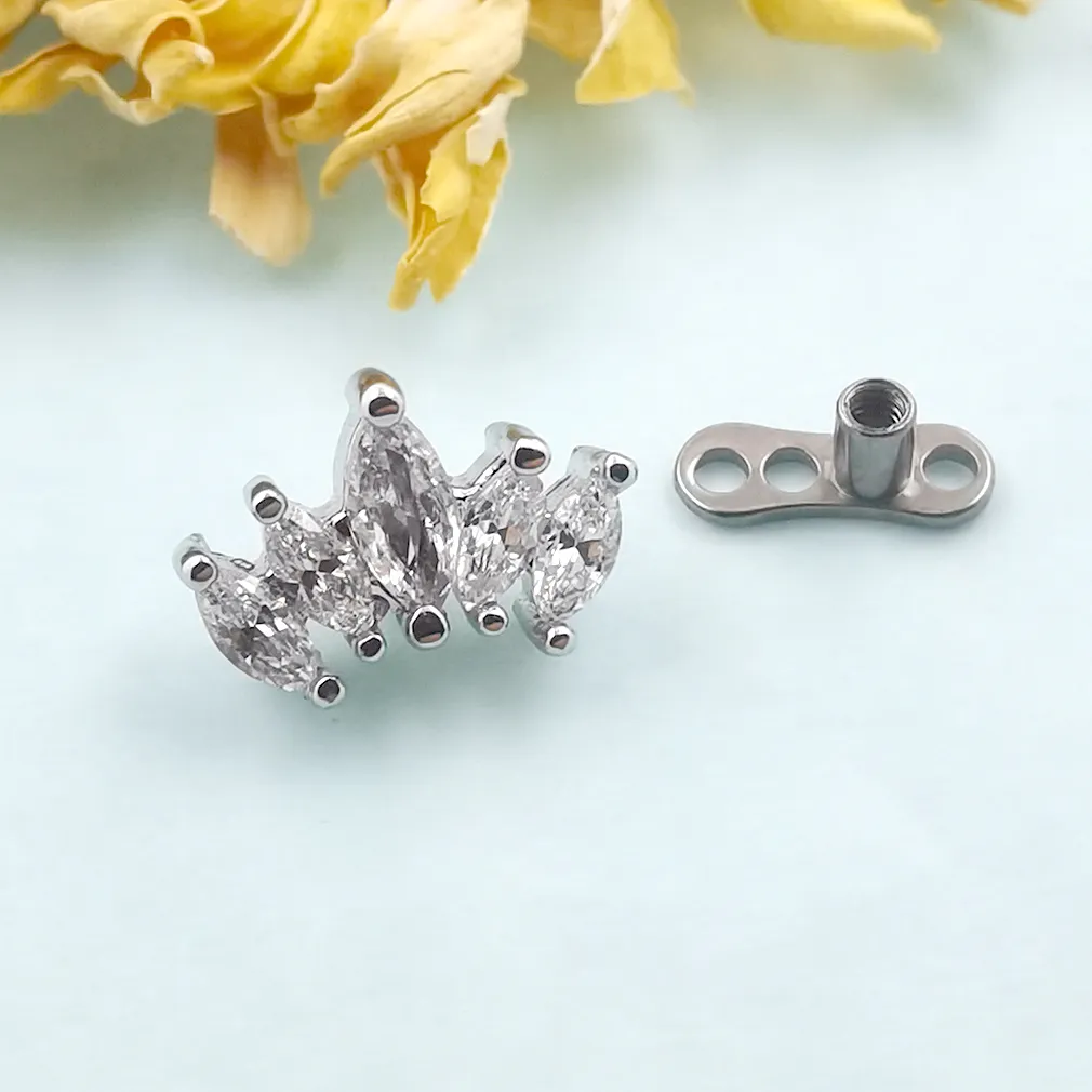 Micro Dermal Implant Dermal Anchor Hand Surface Body Piercing