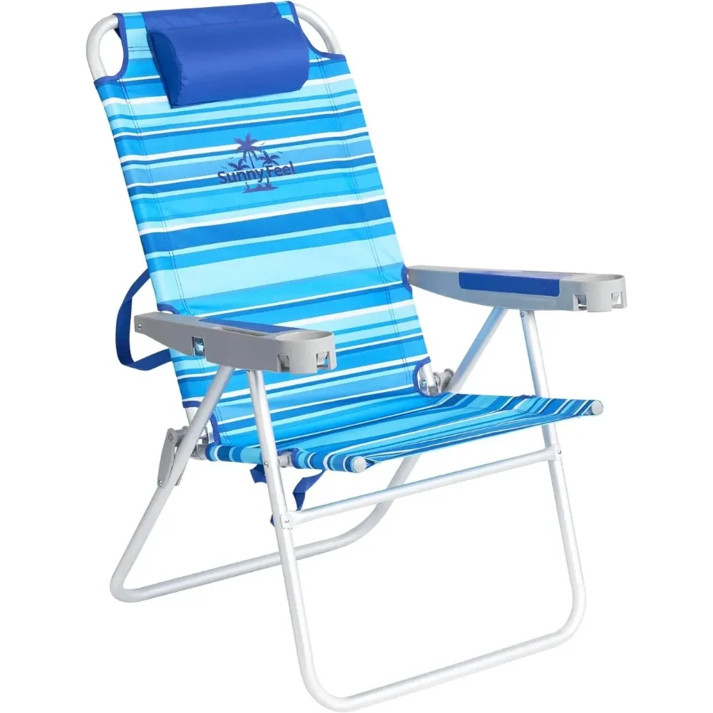 Lightweight And Portable Foldable Beach Chair For Adults Heavy Duty 500 LBS With Armchair Cup Holder Argos From Ddmyfeb 115.31 DHgate.Com