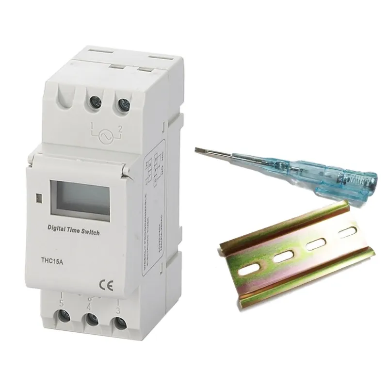 Current Monitor Timer Digital Programmable Timer Switch DC 12V 220V, LCD... From Ddmyjun, $41 ...