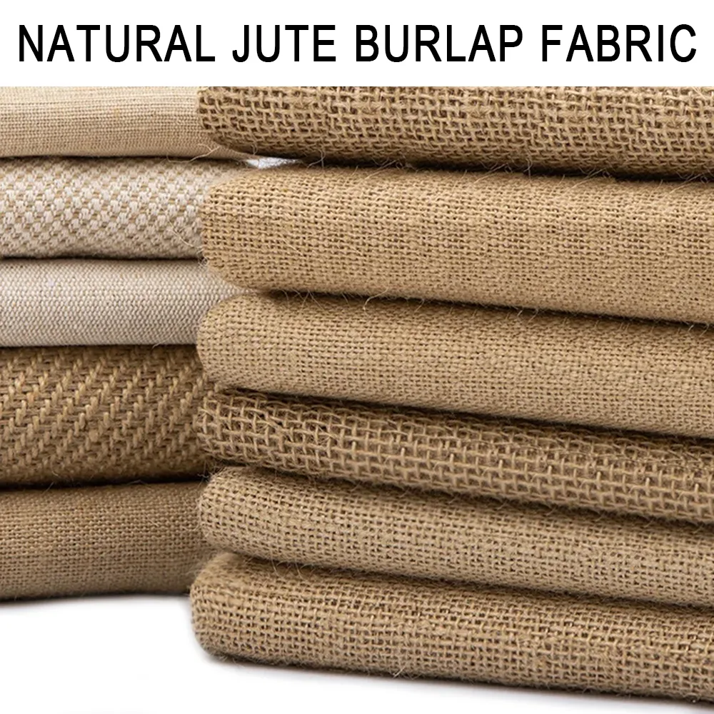 Natural burlap fabric sale