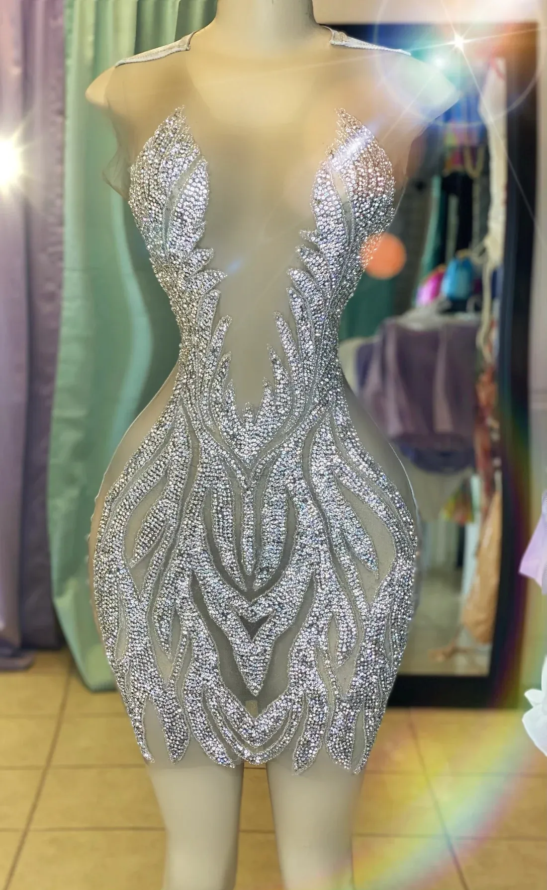 Luxury Silver Beaded Short Black Prom Dress with Zipper Back for Birthday  Party and Homecoming from Dhgate Prom Dresses