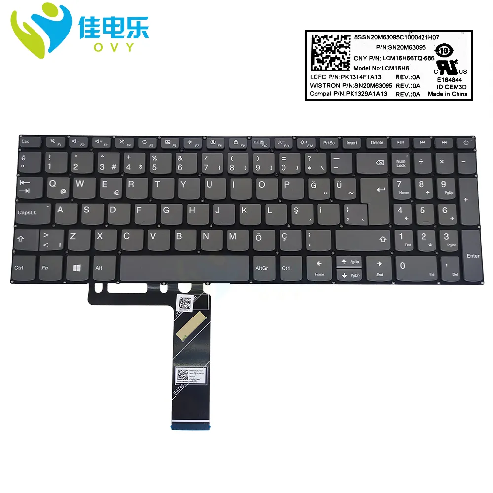 Clavier AZERTY Français Pour Lenovo IdeaPad 320-17IKB/ISK - Neuf Sous Blister