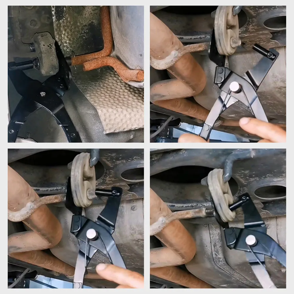Universal Automotive Steering Wheel Puller Set - 7-Piece Carbon Steel Tool Kit With Storage Box