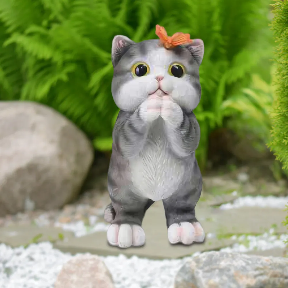 Solar Cute Animal Night Lights IP65 Waterproof Cat \u0026 Dog Figurine Garden  Decor Small Handicraft Landscape Lighting From Ddmyjul, $80.09 | DHgate.Com, image size:1001x1001